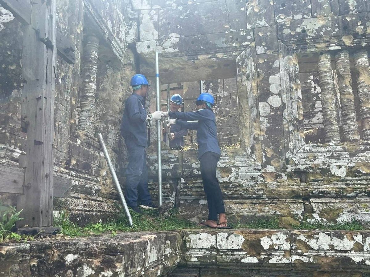 柏威夏寺启动第二阶段紧急加固工程 涉及29处地点