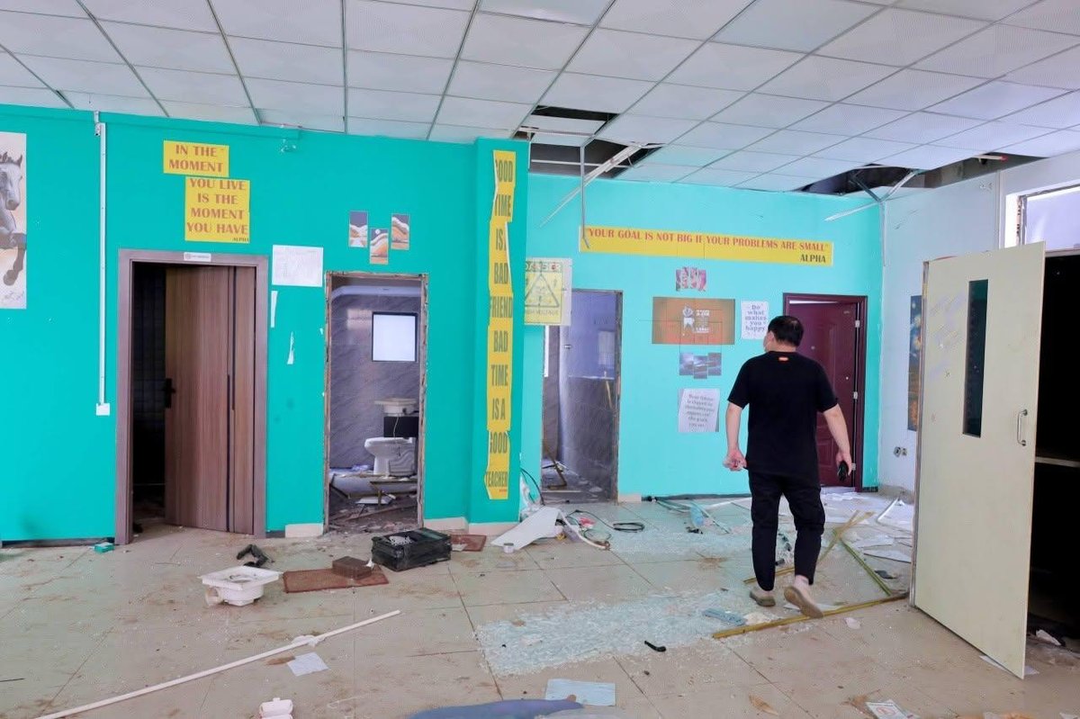 中国公安部工作组进木牌OP园区 现场已人去楼空