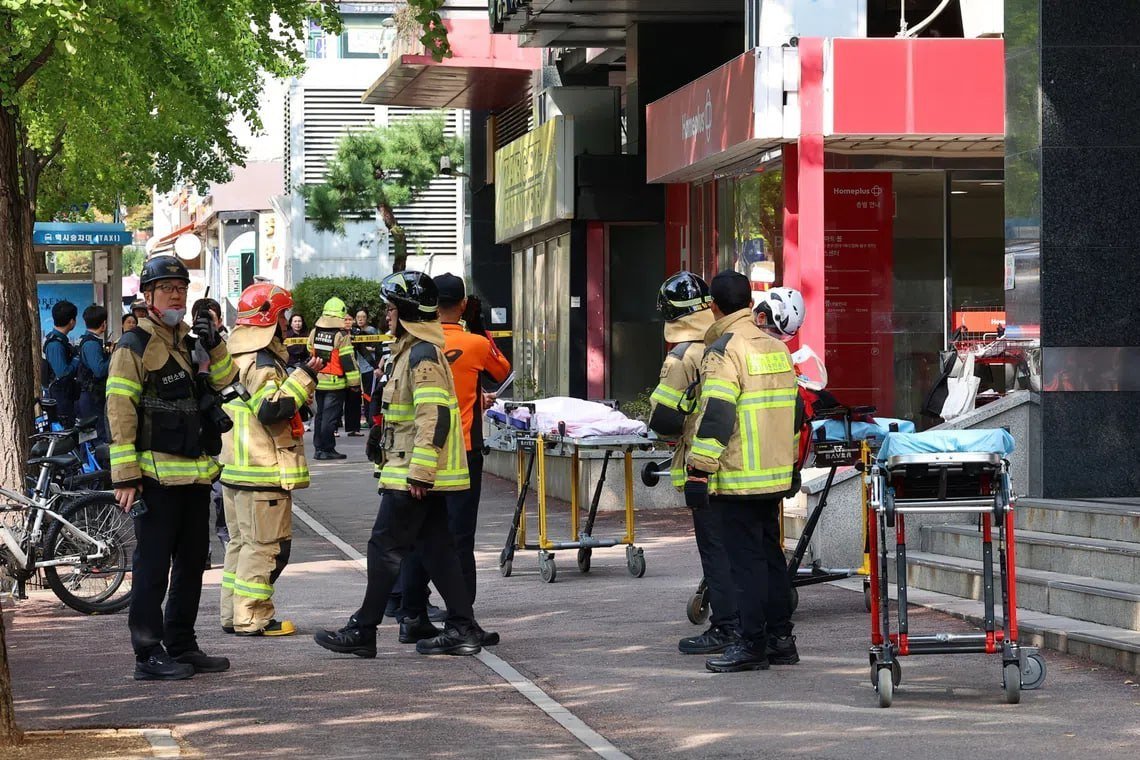 韩国仁川发生持刀伤人事件 致8人受伤