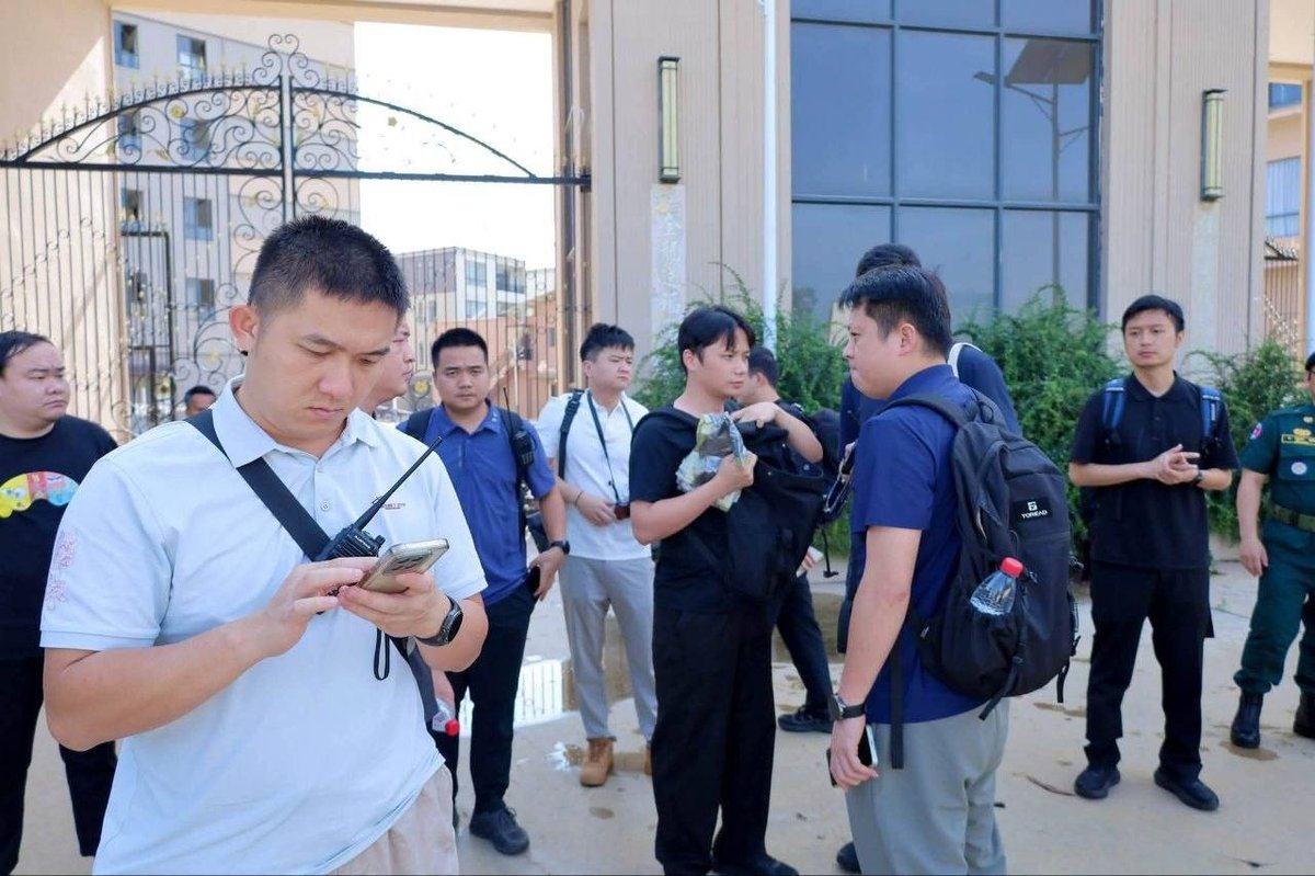 中国公安部工作组赴巴域 核查已查封电诈窝点