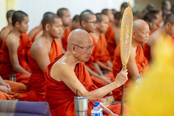 暹粒省长出席拉杰波寺宗教活动 弘扬传统文化