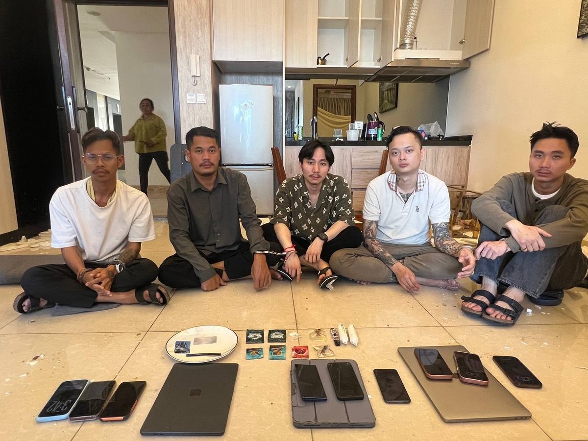 金边堆谷区Sky Tree公寓突查毒品案 5人被捕
