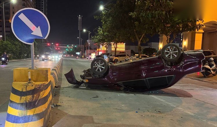 金边交警严惩酒驾肇事逃逸 肇事者须现场处理