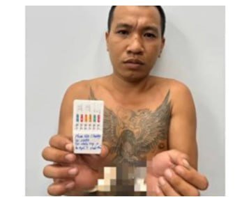 越南庆和省抓获潜逃七年杀人嫌犯