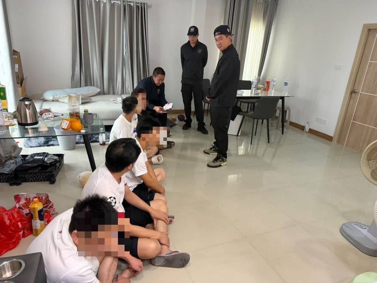 清迈豪宅抓获320万诈骗通缉犯 同屋4名中国人被查
