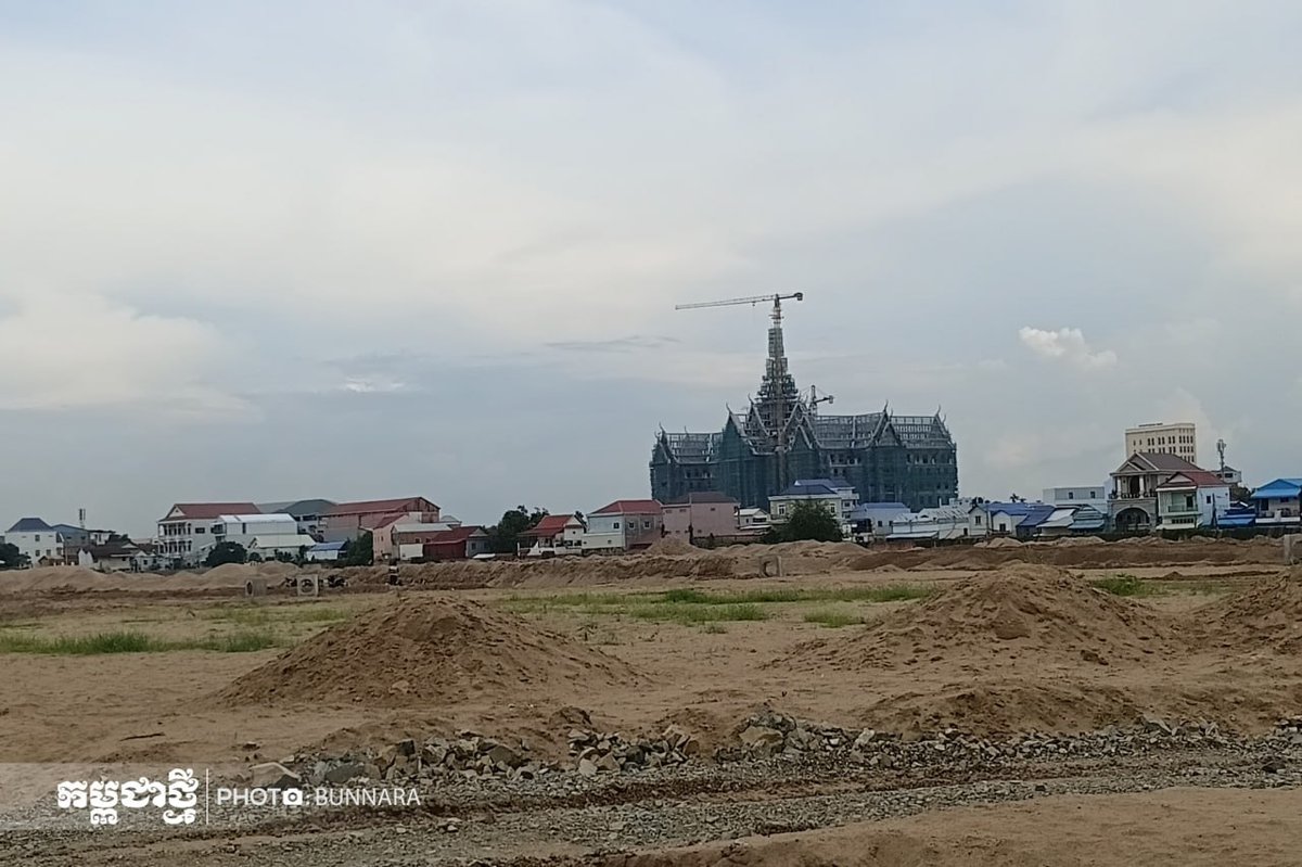 干拉省大金欧市新行政大楼建设进展顺利,该建筑共7层,预计近期