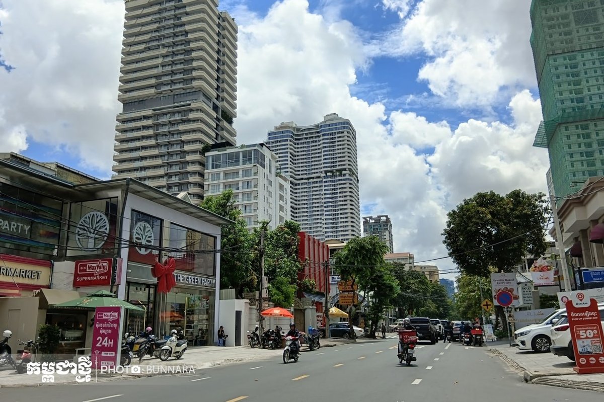 金边毛泽东大道商业地产活跃 经济活动持续增长