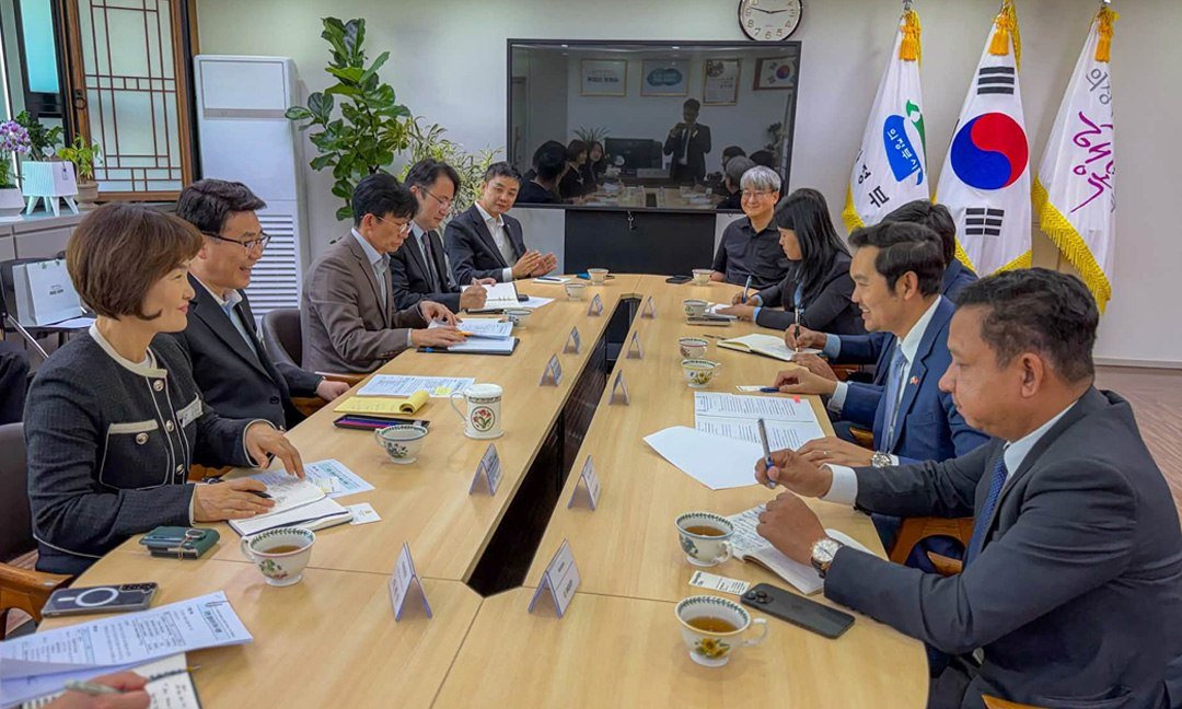 柬埔寨驻外大使积极推动与韩国城市建立合作关系,旨在通过城市间