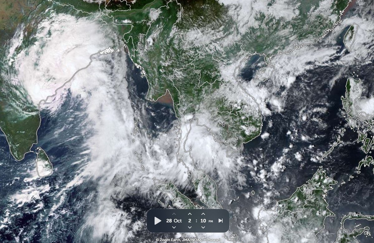 柬埔寨11月中旬降雨偏多 泰南新低压形成