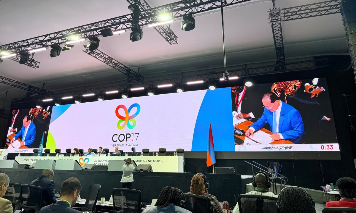 柬埔寨获COP17援助160万美元 投向生物多样性管理