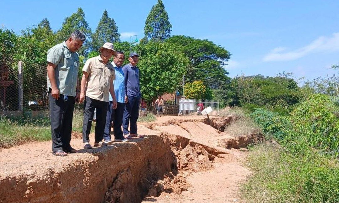 桔井省川龙县河岸坍塌 11户家庭获当局救助