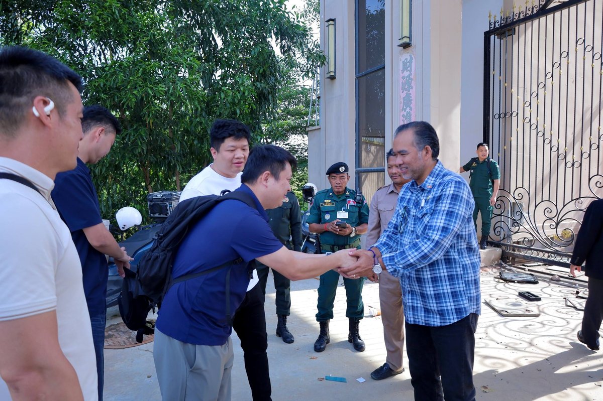 中国公安部工作组赴巴域 检查已被封控电诈窝点