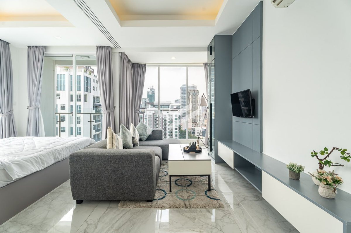 J Tower 1一房公寓租售,位于桑园区百色河分区,家具齐