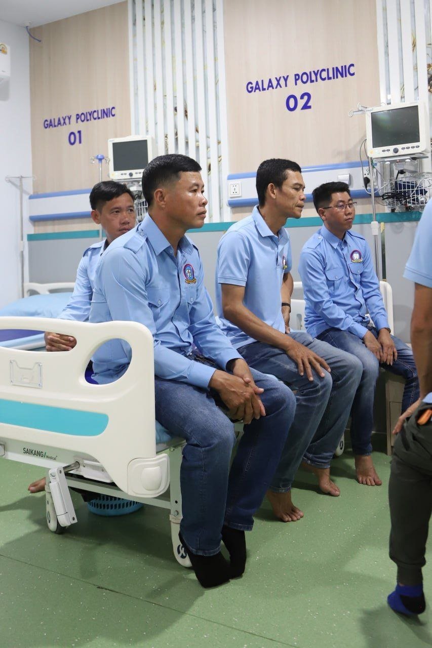 柬埔寨青年联合会波贝分会慰问患病成员