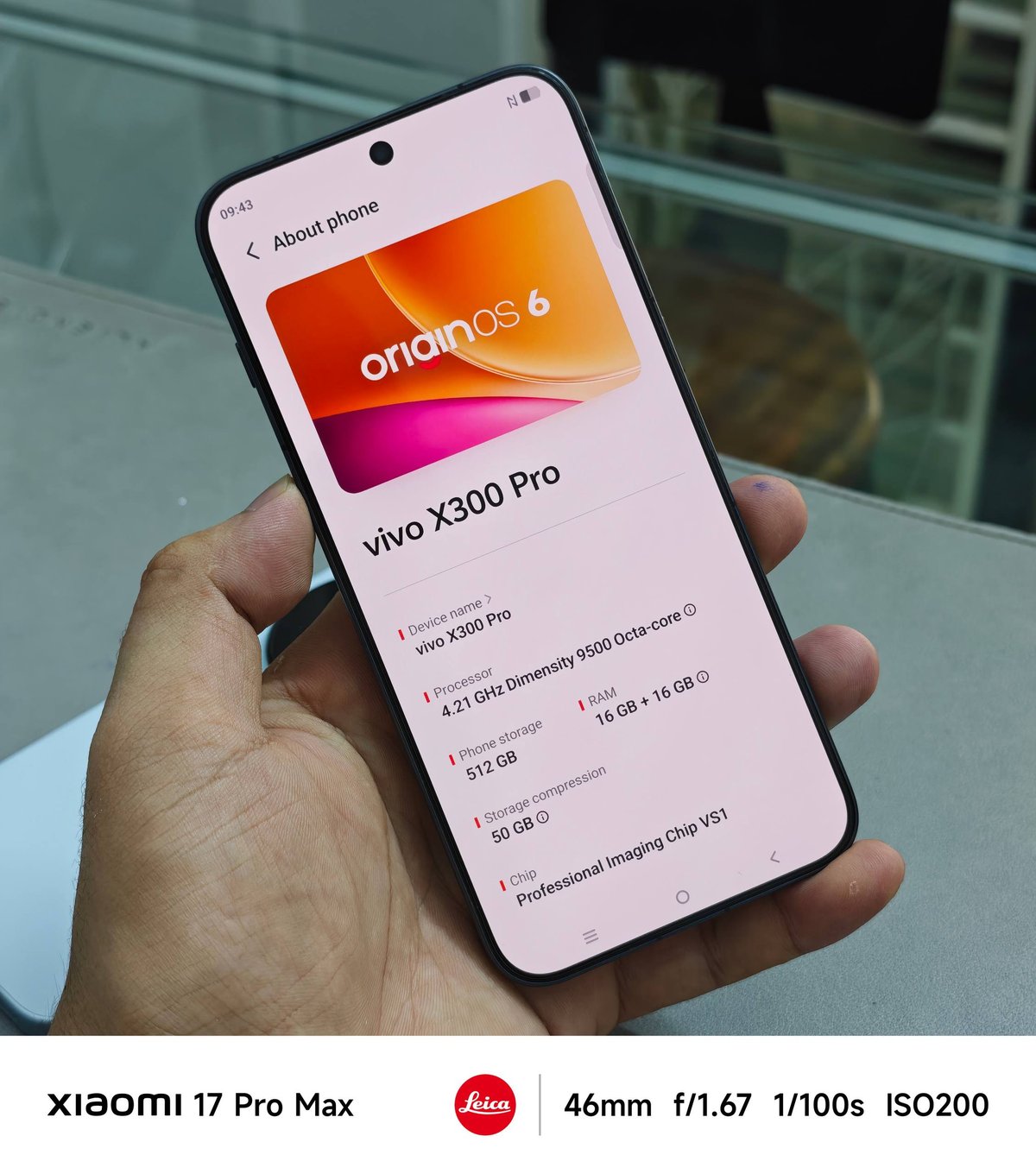 二手Vivo X300 Pro 16/512G转让 $829