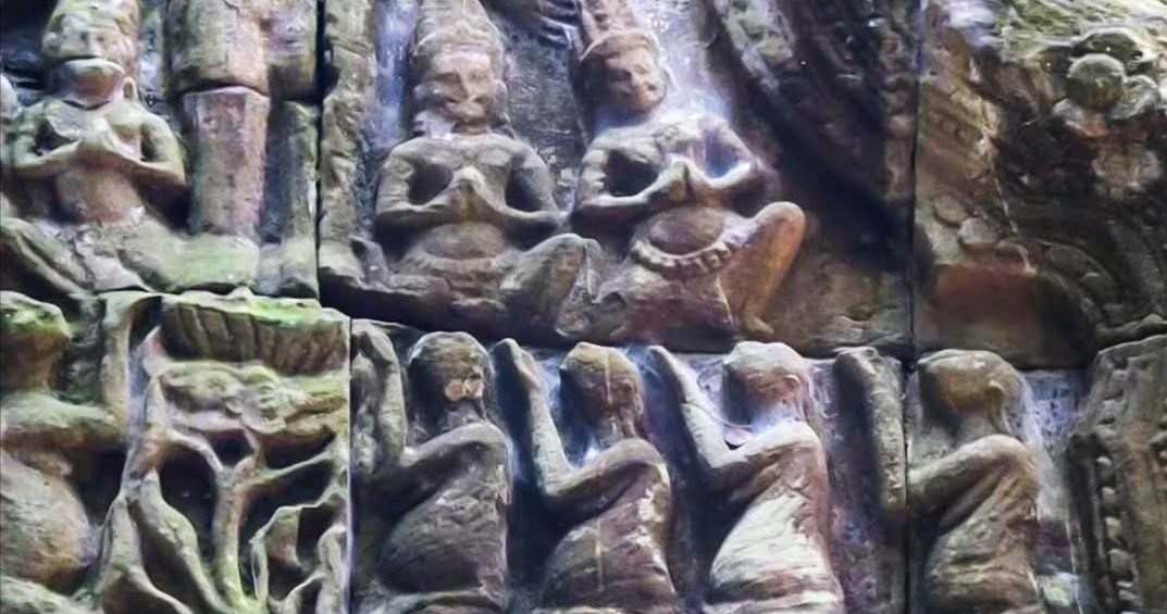 暹粒塔内寺发现罕见“饿鬼”雕刻