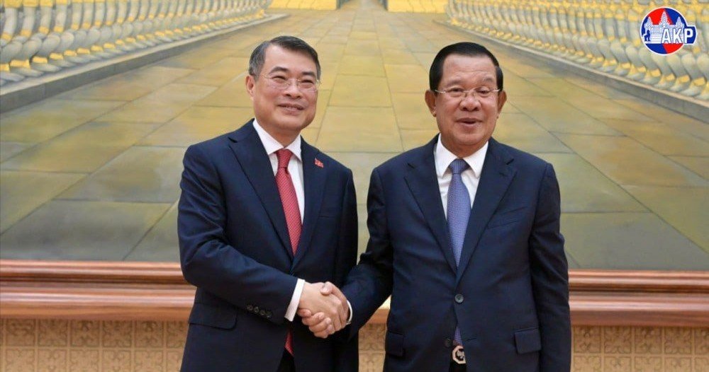 洪森呼吁柬越政府 共同努力提升双边贸易