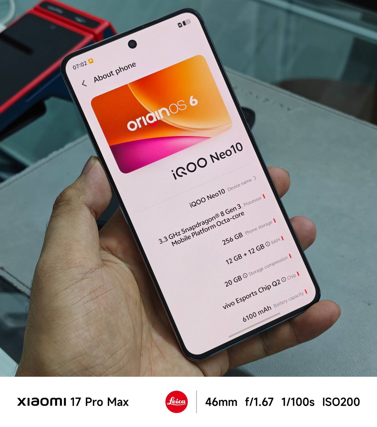 二手iQOO Neo10 12/256G转让 售价199美元