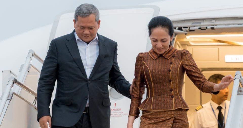 柬埔寨总理洪玛奈及夫人圆满结束外访行程,已安全抵达金边,继续