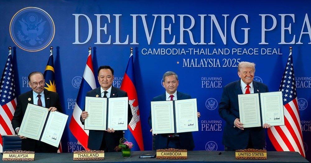 美国国务卿表示,美国将继续与柬埔寨及泰国合作,支持“吉隆坡和