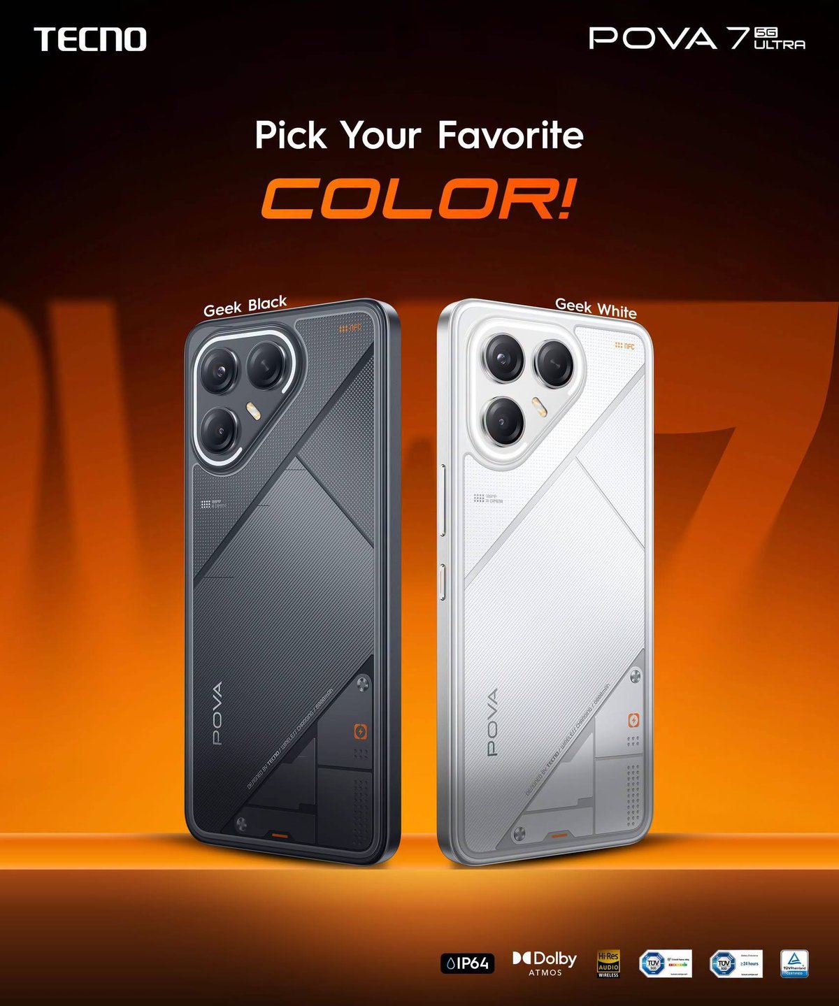 Tecno Pova 7 Ultra 5G到货 $309起
