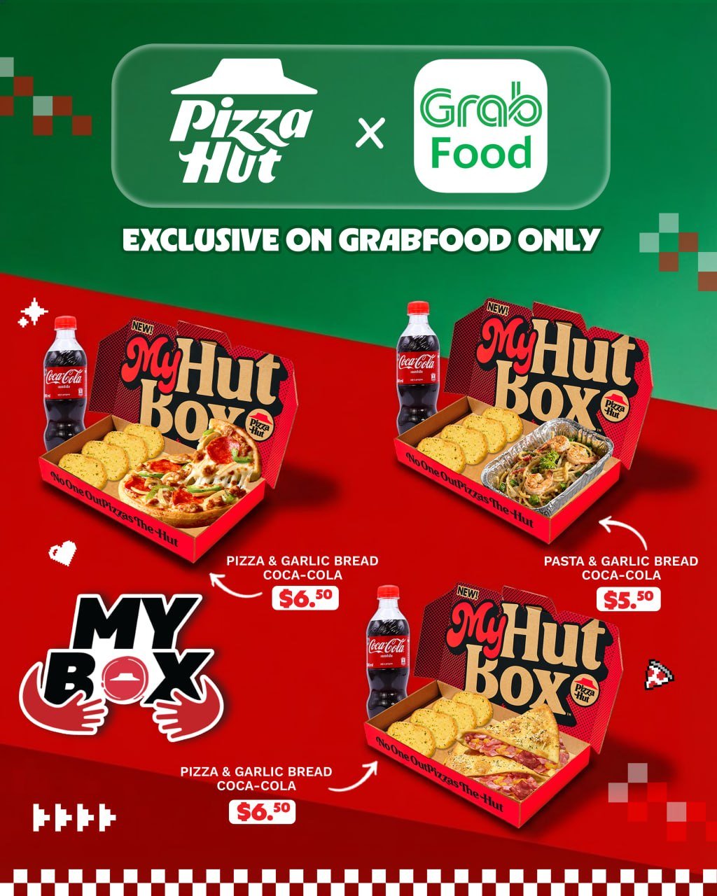 GrabFood独家MyHutBox套餐上线