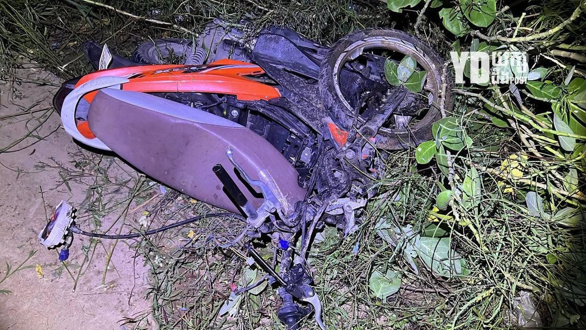 金边水净华午夜车祸 路虎撞死人后逃逸 车牌被拆