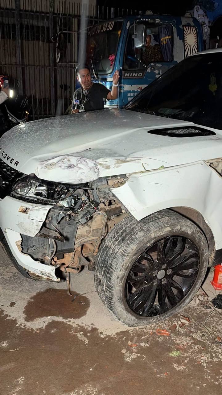 金边一轿车撞死行人逃逸 警方喊话JJ Ching车主自首