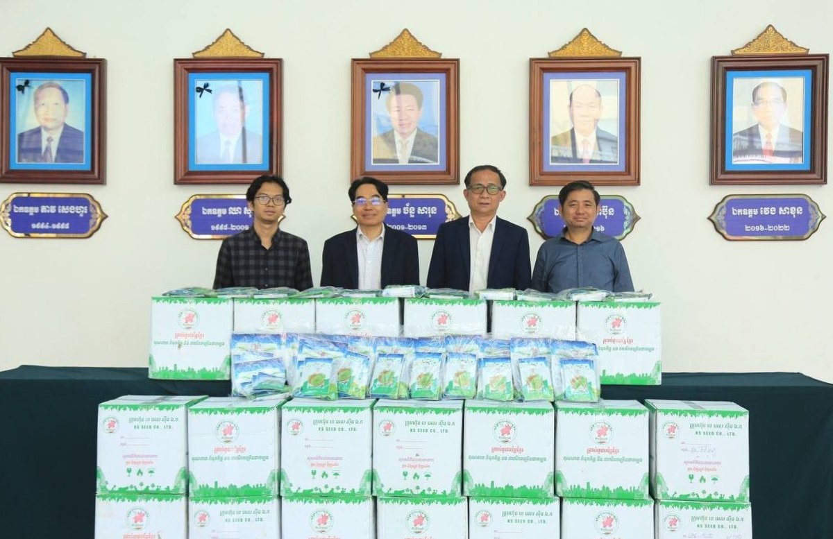 柬埔寨农业部获赠300公斤蔬菜种子，将分发给班迭棉吉省和柏威
