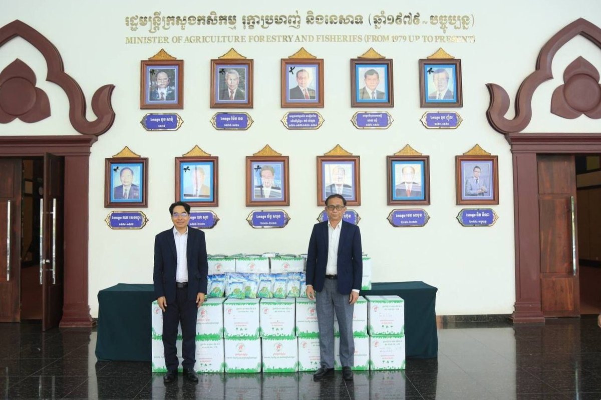 柬埔寨农业部获赠300公斤蔬菜种子，将分发给班迭棉吉省和柏威