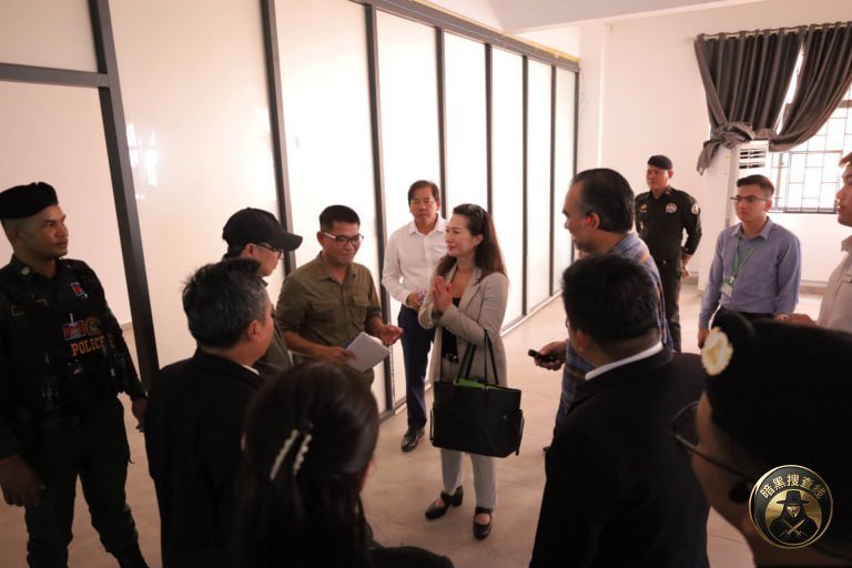 美国FBI工作组赴巴域市 实地检查已捣毁电诈窝点