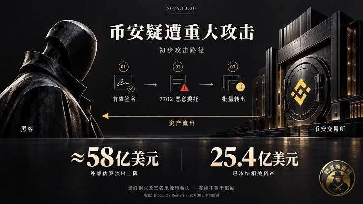 币安黑客资金流向指向朝鲜 手法与去年交易所大案一致
