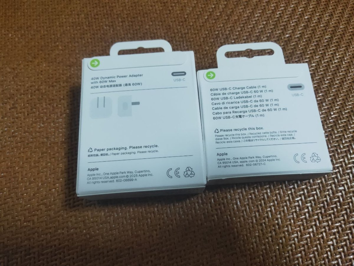 西港转让全新苹果C口充电器套装 售价$40