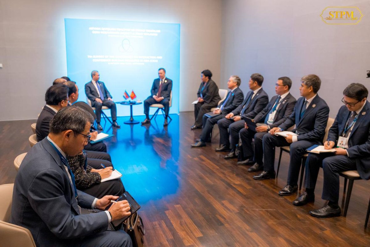 洪玛奈总理出席CICA峰会并与多国领导人举行会晤