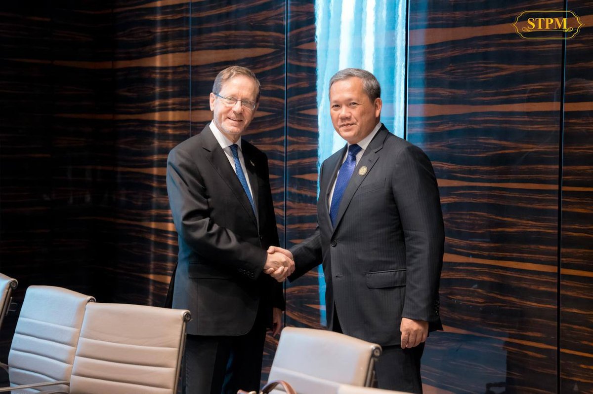 洪玛奈总理在阿塞拜疆会见以色列总统 探讨双边合作