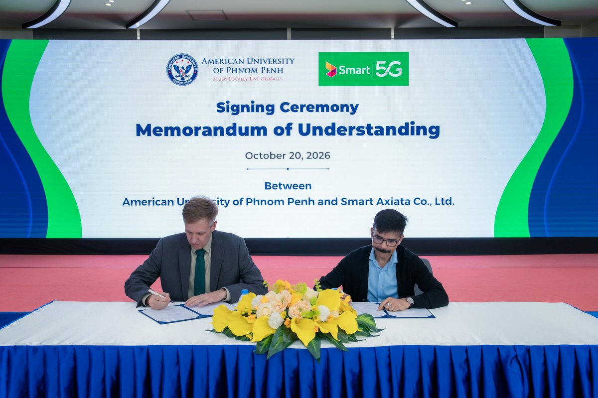 金边美国大学与Smart Axiata合作推动数字创新