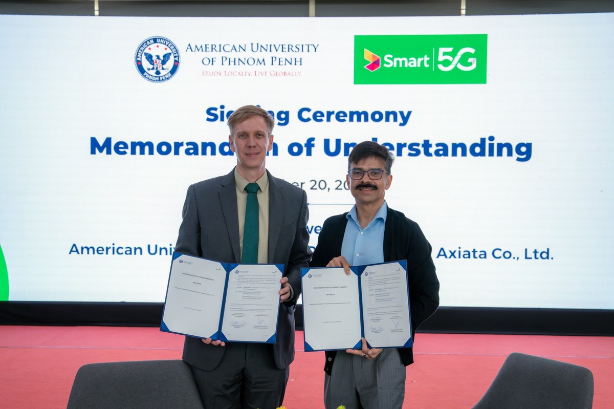金边美国大学与Smart Axiata合作推动数字创新