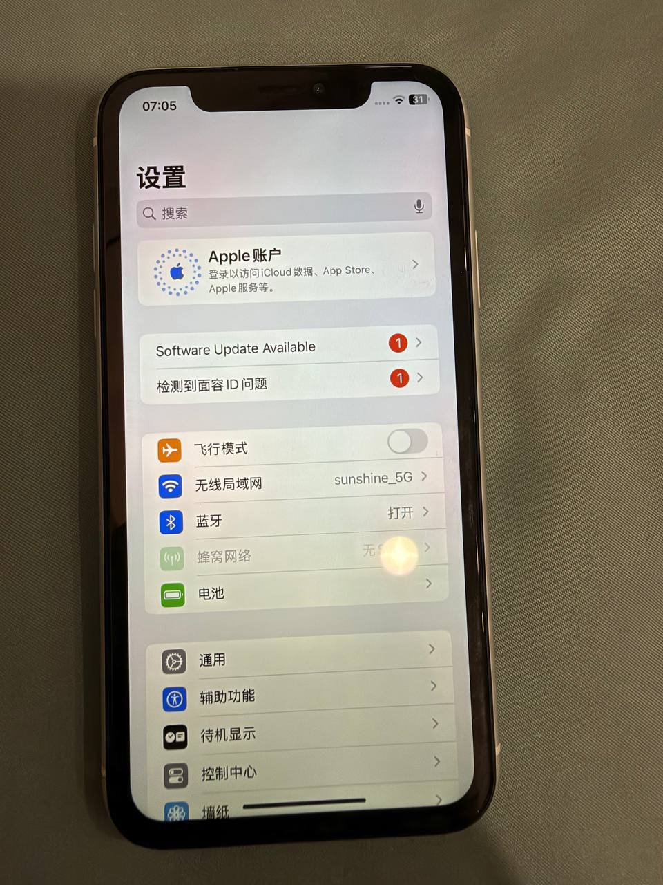 西港中国城出iPhone XR白色64G $110 换过屏无