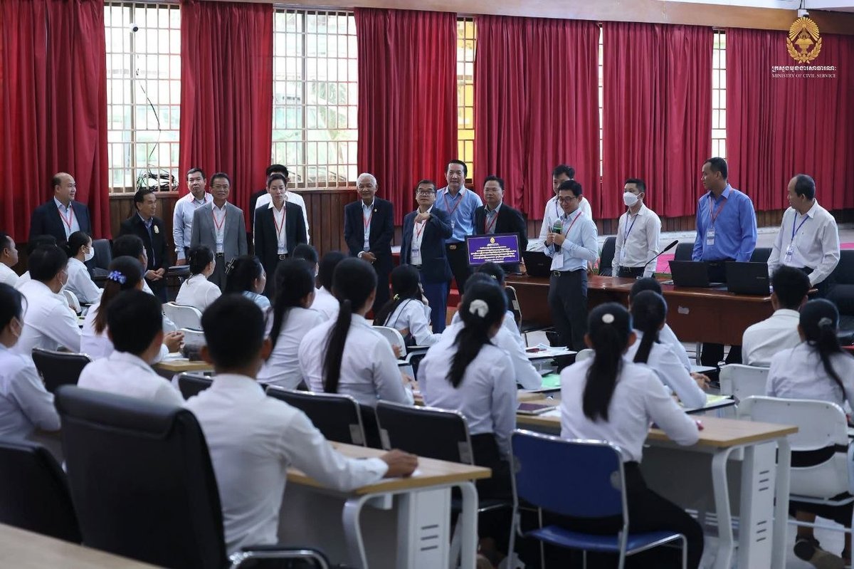 公务员考试委员会于金边皇家行政学院启动阅卷及职位分配工作,旨
