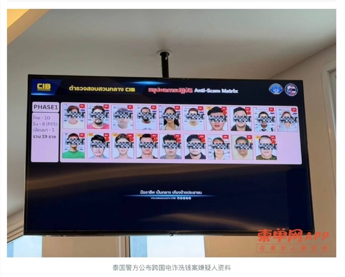 泰国破获跨国洗钱案 涉案中国籍嫌犯供认波贝洗钱9000万