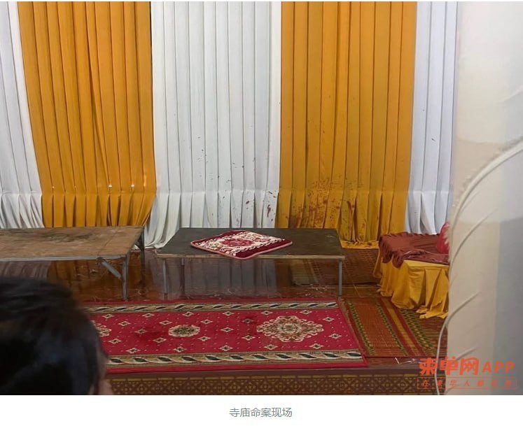 西港寺庙发生恶性命案 僧人遭砍杀焚烧嫌犯被捕