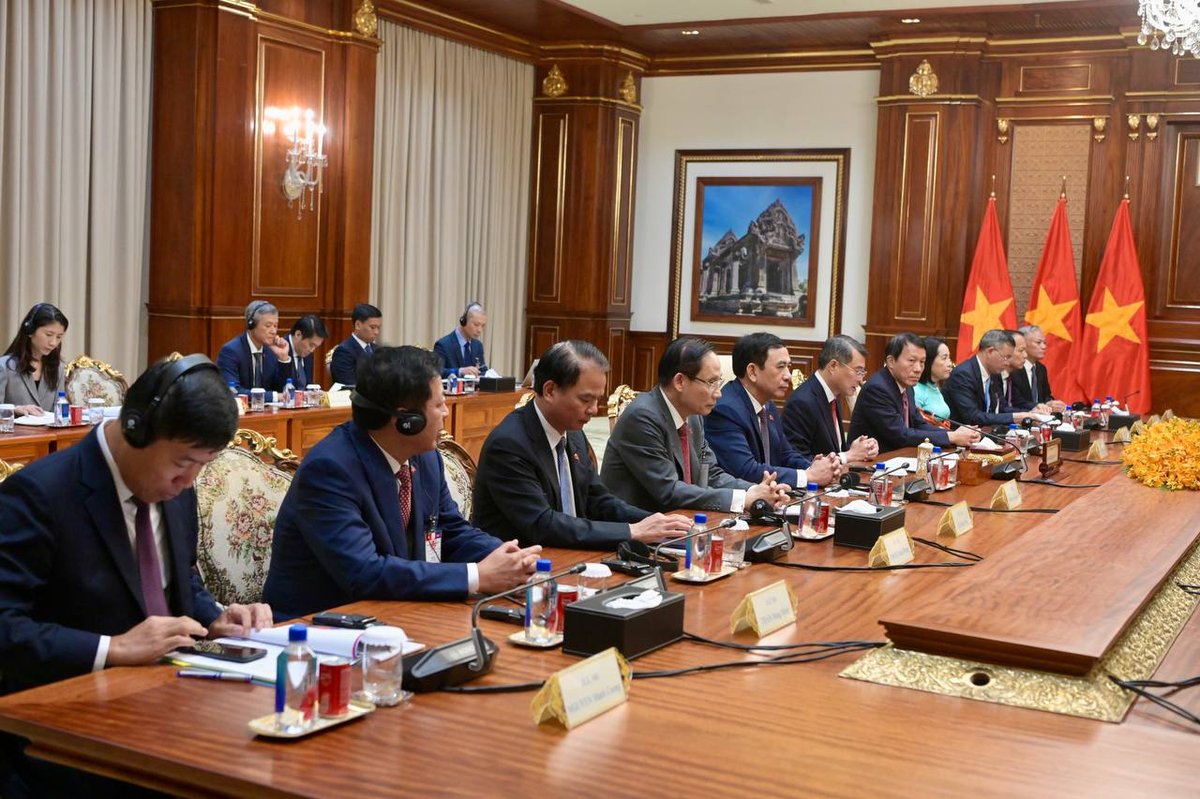 洪森会见越南总理Le Minh Hung 深化双边友好关系