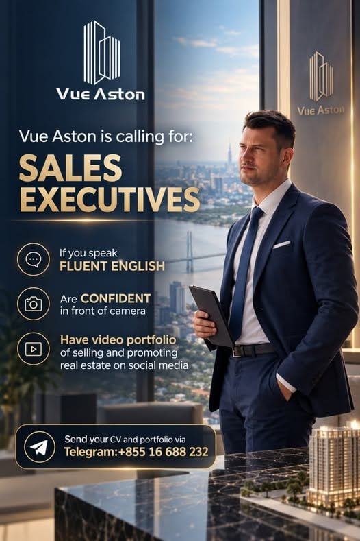 Vue Aston高端公寓急招销售专员