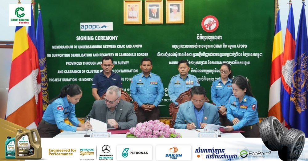 APOPO支持柬埔寨地雷行动中心 加速边境排雷进程