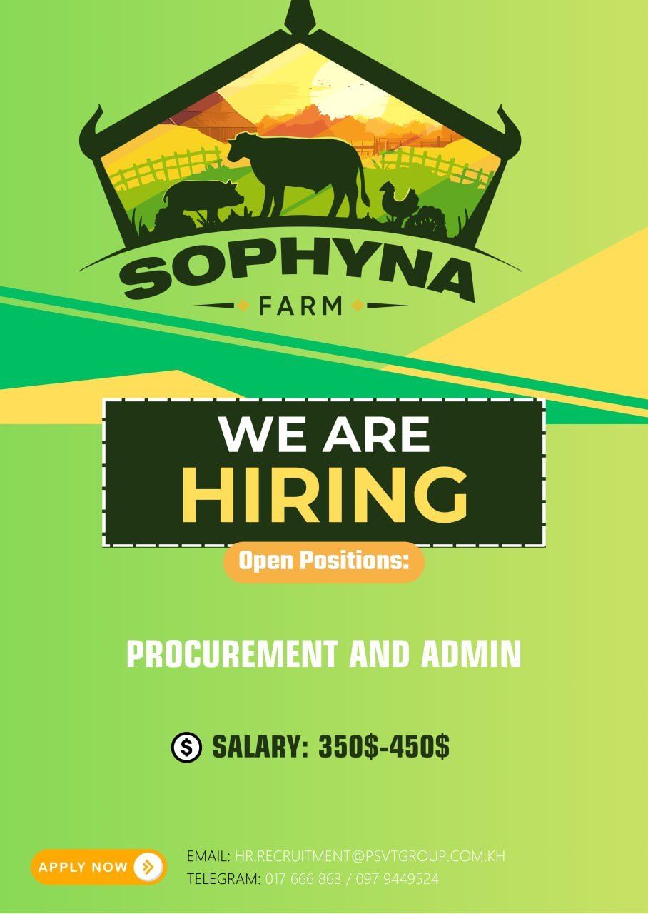 SOPHYNA FARM招聘采购与行政专员 森速区上班