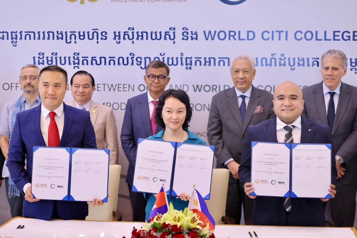 OCIC与WCCI签约 柬埔寨首个航空大学正式筹建