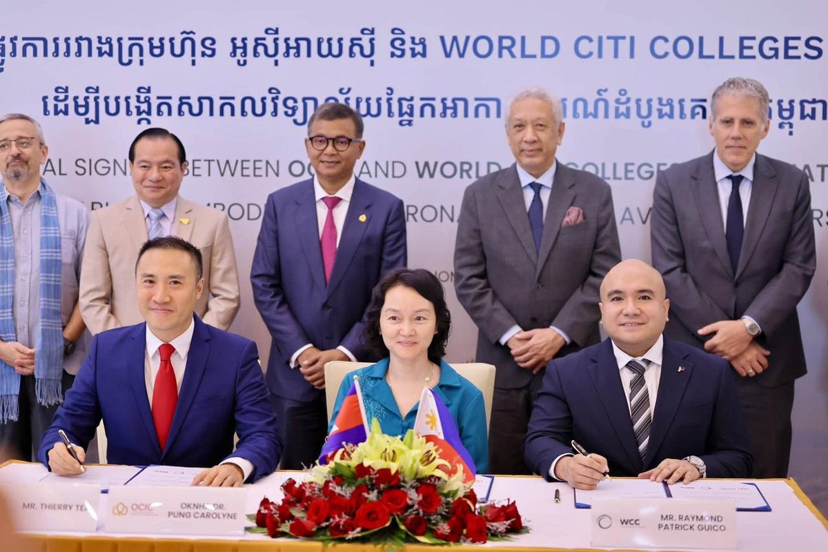 OCIC与WCCI签约 柬埔寨首个航空大学正式筹建