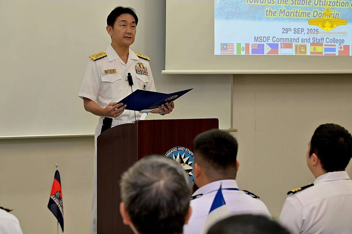 柬埔寨海军代表出席在太平洋地区举行的海军会议,与23个国家共