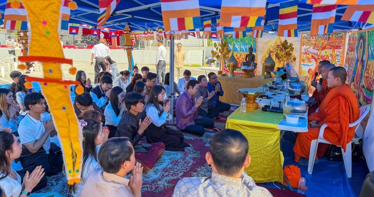 超过1500名在韩柬埔寨劳工及社区成员齐聚一堂,共同庆祝传统
