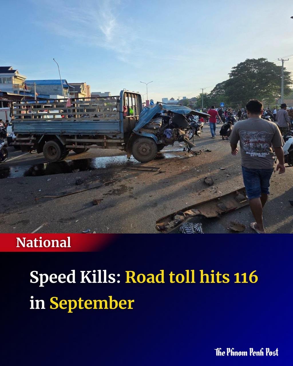 柬埔寨9月道路交通事故频发,共造成116人死亡,276人受伤